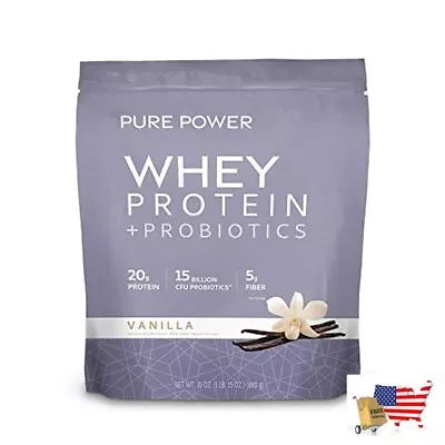 Dr. Mercola Pure Power Protein Powder Vanilla 31 Oz (1 IB. 15 Oz.) (880 G) 22 • $97.97