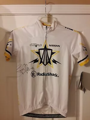 Nwt Lance Armstrong Signed Livestrong Cycling Jersey Full Psa Dna Authentication • £855.11