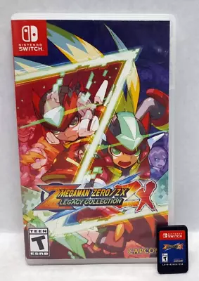 Mega Man Zero/ZX Legacy Collection - Nintendo Switch - Game Case & Cover Art • $23.97