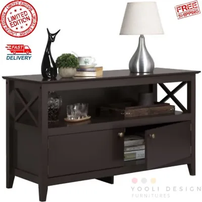 Wooden TV Stand Cabinet Mount Media Center Shelf Entertainment Console Storage • $139.99