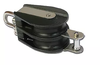 Double Block With Becket Sheave 40 Mm Rope (Line) Up To 10mm Sailboat Pulley • $35