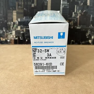 New In Box Mitsubishi Model NF32-SW 2P No-Fuse Circuit Breaker 3 Amp / 2 Phase • $39.99