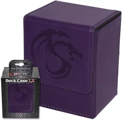 BCW Deck Case LX Game Purple • $13.54