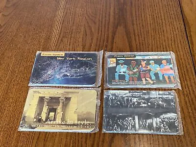 Lot Of 4 Vintage Thumb Notch New York City Special MTA MetroCard Holders RARE • $49.64