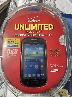 Verizon Unlimited Talk & Text Samsung GALAXY Legend Prepaid Cell Phone Nee • $45