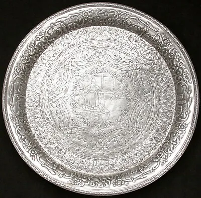 Antique Silverplate DSCo Derby Silver Co. Plate Tray Platter Dutch Scenes # 2024 • $44.99