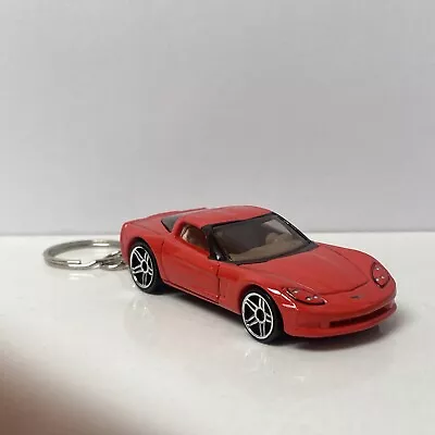 Rare Key Chain Red Chevy Corvette C6 Custom Limited Edition 2005 2006 2007-13 • $17.99