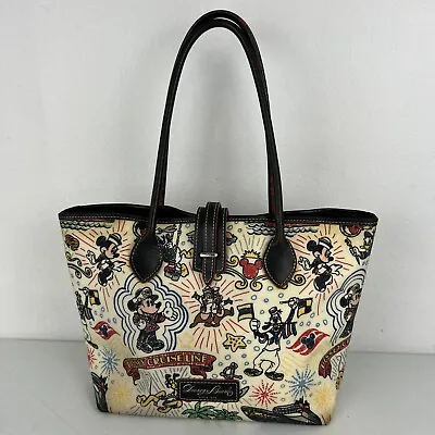 2010 Dooney & Bourke Disney Cruise Line DCL SKETCH Cindy Tote Purse Bag Retired • $299.96