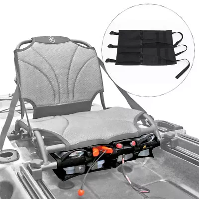 Kayak Seat Pack Tool Tackle Organizer Mesh Storage Bag Caddy Fishing Accessories • $32.27