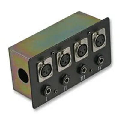 Pulse Steel AV Connection Box Wall Box Floor Plate Jack XLR Church Install 2Gang • £21.20