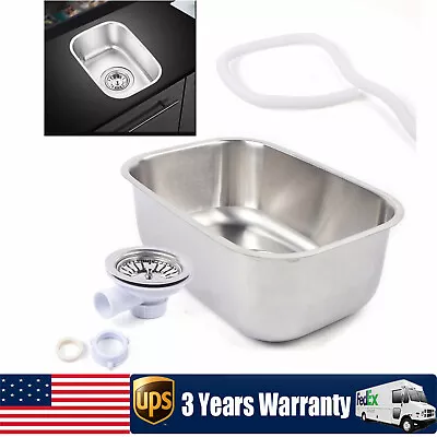 RV Caravan Camper Stainless Steel Hand Wash Basin Kitchen Rectangular Sink FAST • $65