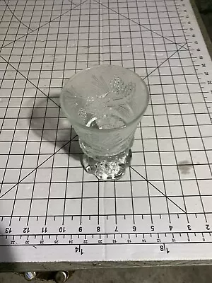 Pine Glass Vintage Water Goblet B270 • $20