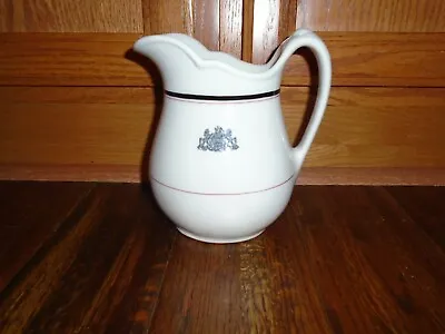 Vintage Shenango Restaurant Ware 7  Pitcher PENNSYLVANIA MOtto Liberty Virtue  • $29.95