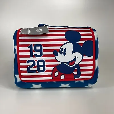 Disney Store Picnic Blanket Mickey Mouse Americana 70 X80  NWT Missed  Stitch • $14.95