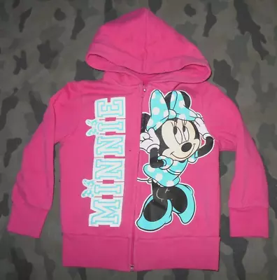 Minnie Mouse Girls 3T Zip Up Coat W Hoodie • $7.50