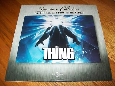 THE THING 2-Laserdisc LD SIGNATURE COLLECTION WIDESCREEN FORMAT JOHN CARPENTER • $99.99