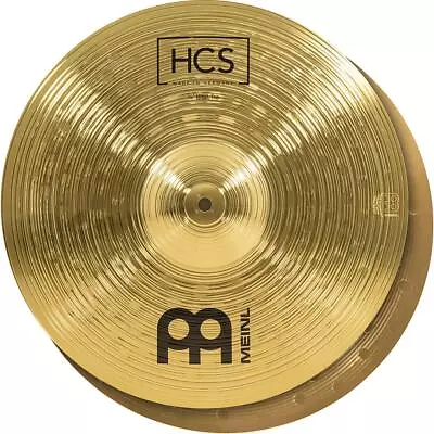 Meinl HCS 15  Hi-Hat Cymbal Medium Traditional Finish Pair #HCS15H • $109.99