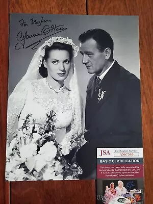 Maureen O'hara Signed Autographed 8x10 Photo Jsa Coa James Spence For Meghan • $249.99