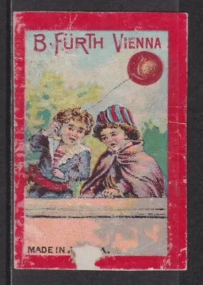 Old Glazed Matchbox Label Austria Children Set 1/6 • $0.99