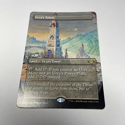 MTG Urza’s Tower - Double Masters - Borderless - Rare Land Card • £18.99