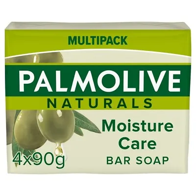 Palmolive Naturals Moisture Care With Olive Soap Bar 90 G - Pack Of 4. • £5.99