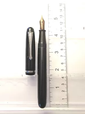 Vtg Ebonite Pilot Eyedropper Valve Fountain Pen - 14k F Nib - For Restore • $64.99