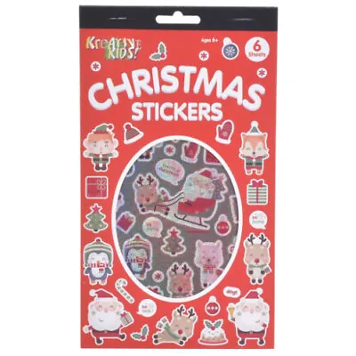 £3.15 • Buy Christmas Stickers Pad Book Childrens Card Making Arts And Craft