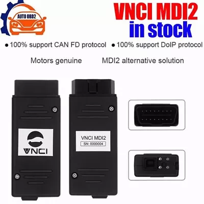 VNCI MDI2 OBDII Scanner Support CANFD DoIP PK GM Mdi2 For GDS2 Tech2 WIFI Tools • $239