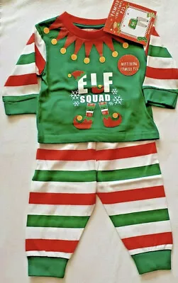 Elf Baby Christmas Pyjamas 9 - 12 Months BNWT - Family Matching • £6