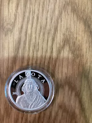 2012 Lakota Indian Chief One Dated Round Made From .999 Pure Silver Encapsulated • $0.99