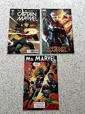 Lot Of 3 Captain/Ms. Marvel Comics • $3