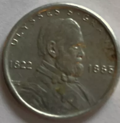$15 • Buy VINTAGE ULYSSES S GRANT CHARMS CANDY PRESIDENTIAL COIN PRIZE PRESIDENT Aluminum