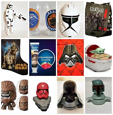 Star Wars Collectibles-Darth Vader-Chewbacca-Baby Yoda-R2D2-C3PO-BB8-Storm Troop • $39.95