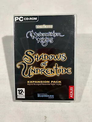 Neverwinter Nights / Shadows Of Undrentide  / PC  Game 2003 / Atari / Expansion • $9.50