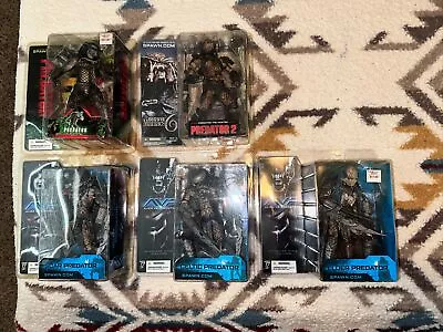 Mcfarlane Movie Maniacs PREDATOR/PREDATOR 2/AVP Lot 5 Figures! Brand New/Sealed! • $60