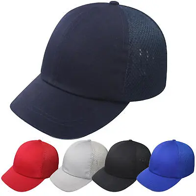 Protective Baseball Cap Bump Hat Head Protection Hard Inner Shell Safety Helmet • £13.07