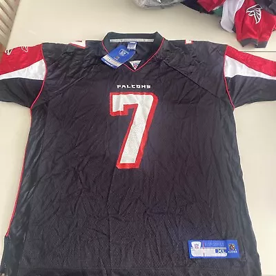 Michael Vick Atlanta Falcons #7 Reebok On Field Jersey Men's XL Black • $46