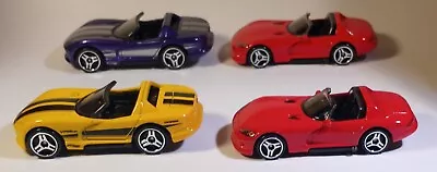 Hot Wheels 4x Dodge Viper RT/10 Yellow Purple 2x Red New W/No Pack Mopar • $4.99
