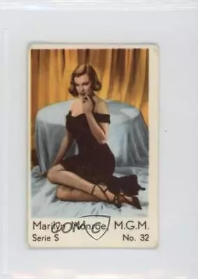 1957 Dutch Gum Serie S Marilyn Monroe #32 04le • $15