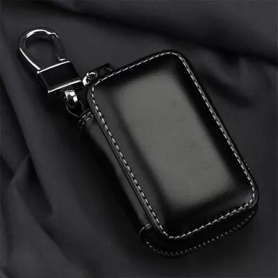 Leather Auto Key Case Bag Remote Key Fob Cover Car Accessories For Mercedes Benz • $13.99