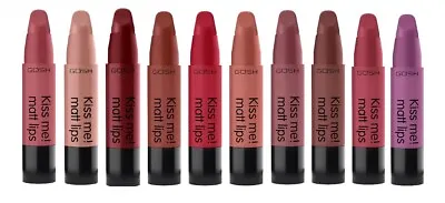 $13.85 • Buy Gosh Kiss Me Matte Lip Lipstick - Lasting Formula, Satin Finish, Non-sticky