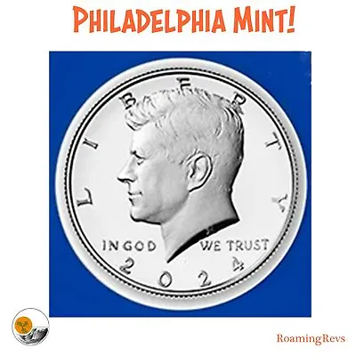 2024 P Kennedy JFK Half Dollar From U.S. Mint Uncirculated Coin -PRESALE- • $2.34