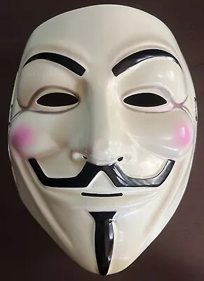 V For Vendetta - Mask -Guy Fawkes Anonymous Halloween Mask (Officially Licensed) • $24.95