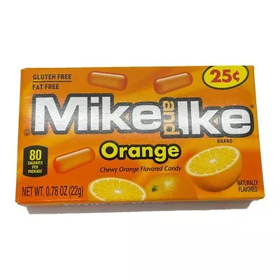 JustBorn Mike And Ike Orange Candies - 0.78-oz Box Case Of 24 • $12.69