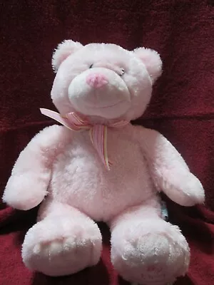 Russ Berrie My First Teddy Bear Pink Lovey Plush  Stuffed Animal Toy 16  • $16.99