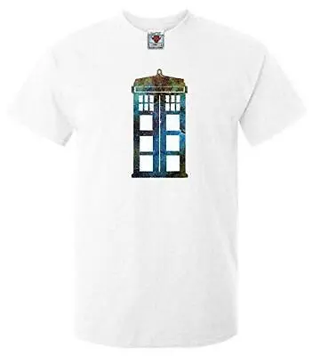 Astral Police Box T-Shirt - Funny T Shirt Retro Fashion Sci Fi Space Nebula Who • £12.99