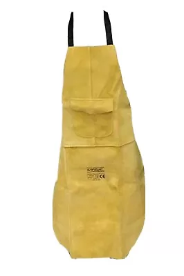 Premium Gold Leather Welders / Welding / Carpenters / Gardeners Safety Apron • £12.74