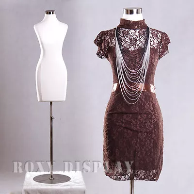 Female Jersey Form Mannequin Manequin Manikin Dress Form #F01C+BS-04 • $94
