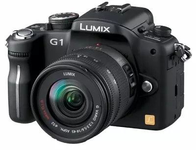 Panasonic Digital Slr Lumix (Lumix) G1 Lens Kit Comfort Black Dmc-G1K-K • $348.65