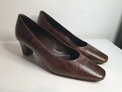 Jaime Mascaro Brown Ladies Heels Shoes Size 6 • £19.99